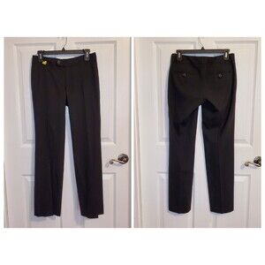 Banana Republic Fully Lined Wool Black Stretch Dress Pants Women's Size 2
